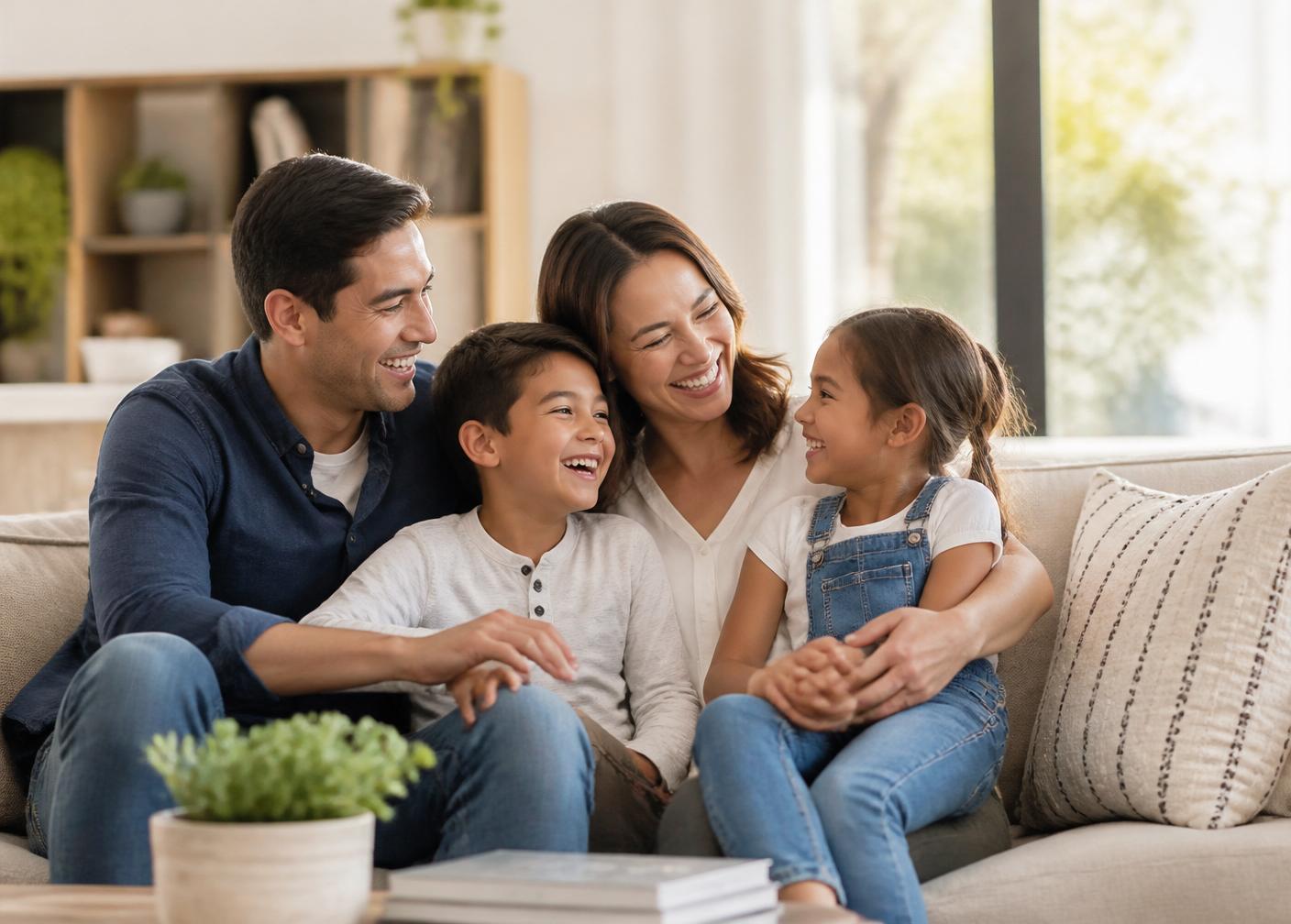 Family protected by life insurance
